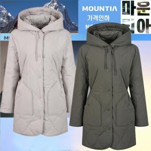 마운티아  24년형 여성 오스타패딩자켓4 롱기장패딩 (42826420)