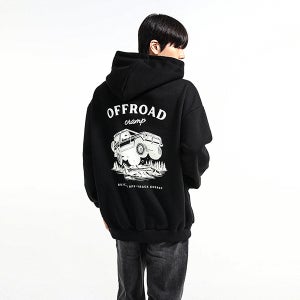 CRAMP 박스핏오프로드기모후드티