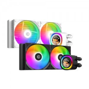 ID-COOLING FX240 LCD 데이븐 (화이트)