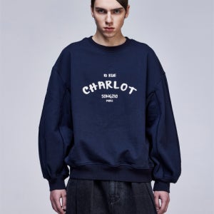 [송지오] 송지오 컬렉션 샤를로 파리 페인터 크루넥 네이비 SH2TS716NY SH2TS716NY