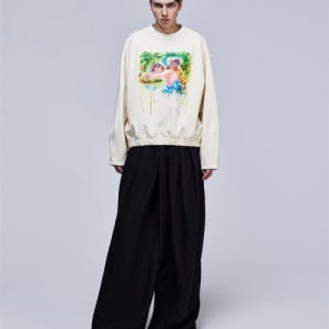 [송지오] 송지오 컬렉션 유스 아쿠아렐 코쿤 크루넥 크림 SH2TS709CR SH2TS709CR