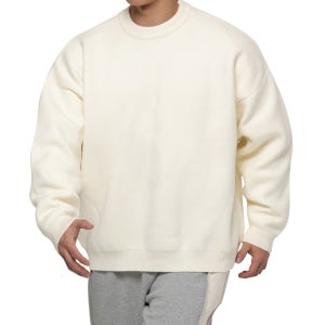 아던트, 데일리 오버핏 니트 맨투맨(아이보리)사전 주문 할인12월 01일 발송예정