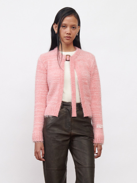 [기준] Belted Cardigan Pink