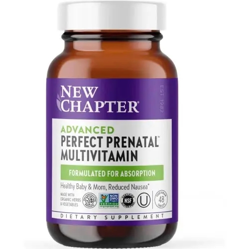 New Chapter 뉴챕터 <b>어드밴스드 퍼펙트 프리네이탈 멀티비타민</b> 48정