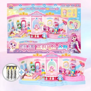 캐치티니핑 시즌6 프린세스티니핑 프린세스 스파 반짝반짝 작동완구 건전지포함