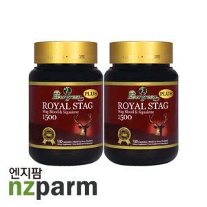 에버그린 숫사슴 녹혈 스태그 1500mg 180캡슐 2개 Evergreen Royal Stag