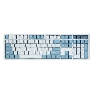 QSENN Q104 PBT 풀윤활 가스켓 유무선 기계식 슈팅스타 (실론밀크축)