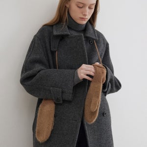 [블랭크공삼][BLANK03]hairy alpaca mittens (camel beige)(K1763357086872073BE01)