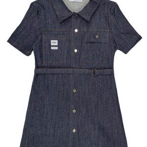 [카타르시스] 데일리 데님 미니 원피스 진청  반팔 _S M 287
