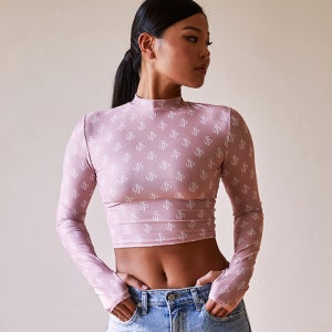 [탑걸] TG PRINTED MOCK L/S TOP_T216TP127