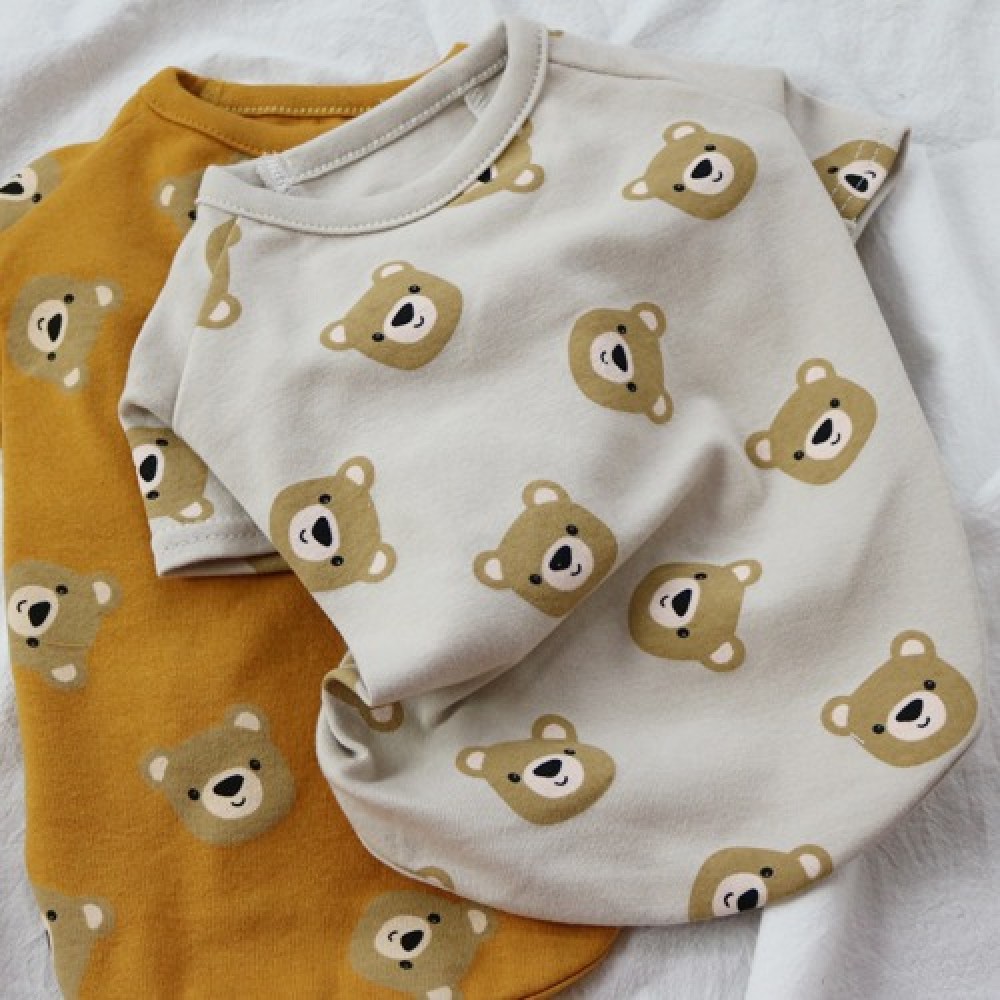 코코아허니 데일리펫용품 812E<b>스마일베어</b>티셔츠