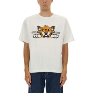 25FW 겐조 반팔 티셔츠 FF65TS4514SG 02 WHITE