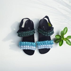 [아트박스] /베리콕 프릴 여름 여아샌들 키즈슬리퍼 ONLY(220mm만 가능)