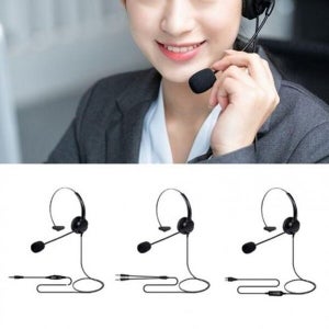 SK스토아_기타 고품질 마이크 콜센터 추천 헤드셋 강의 꾸안꾸 상담원 유선 마이크헤드셋 유선헤드셋 WFH591E_635312