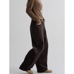 [에잇세컨즈] 벌룬 코듀로이 팬츠  브라운 125Y21MQ8D