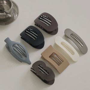 [뷰랩] [7개 세트] 배김없는 반묶음 헤어 미니 집게핀