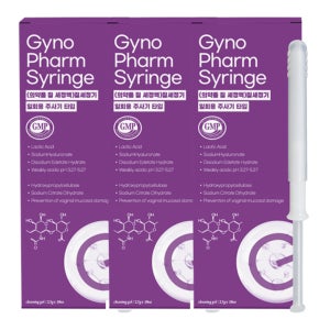 지노팜 시린지 이너케어젤 대용량 2.3g 질세정기 여성청결제 10개입