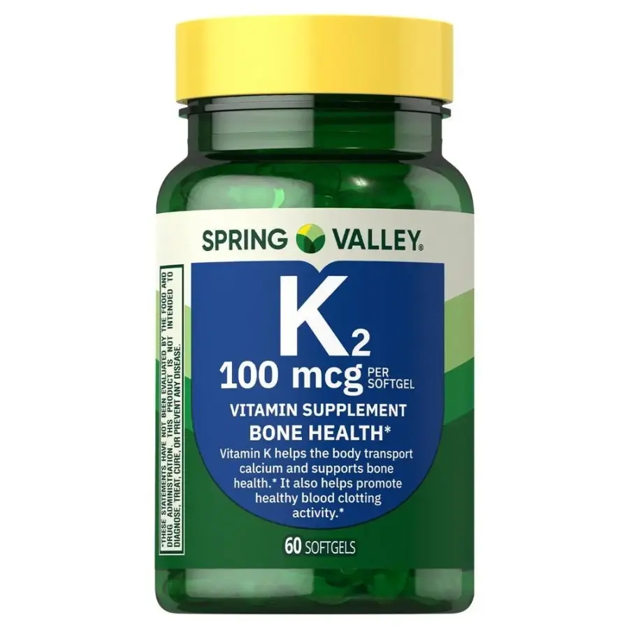 <b>Spring Valley</b> <b>스프링밸리</b> 비타민 K2 100mcg 소프트젤 60정