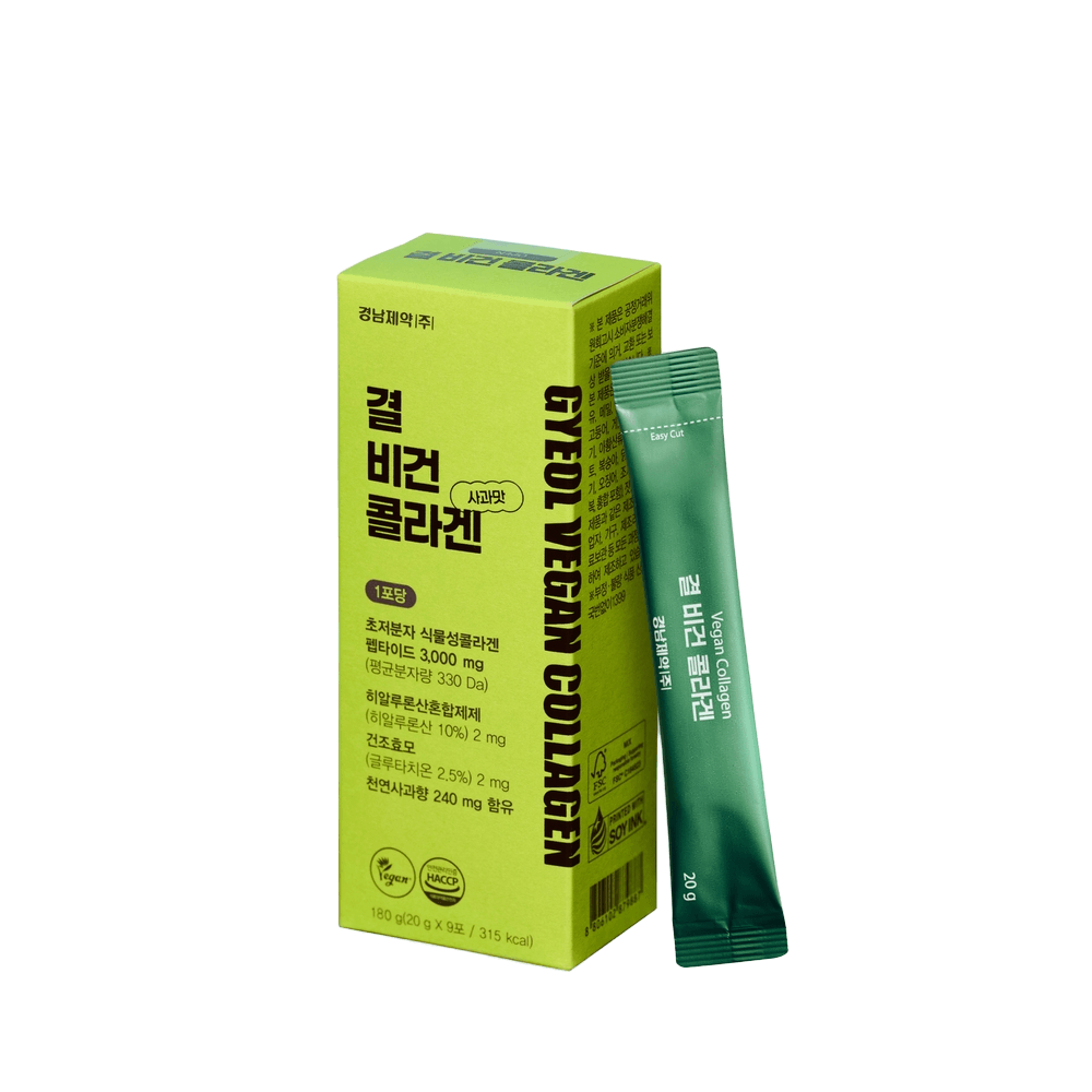 경남제약 결 비건 콜라겐 20g x 9포, 1개