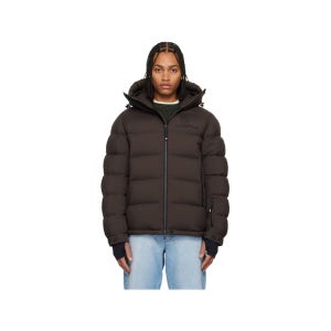 몽클레르 그레노블 몽클레어 그레노블 브라운 이소르노 후드 스키 다운 재킷 252826M178011