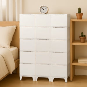 보노하우스 보노 심플리 240 서랍장 5단 슬림형 인테리어 틈새 수납장