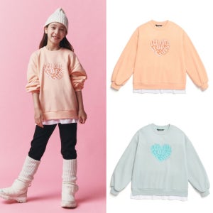 블랙야크 키즈 [모다아울렛][블랙야크키즈][모다인천]  여아용 기모 볼륨소매 티셔츠 BK머피맨투맨티셔츠 1BKTSW3909_IC 인천점