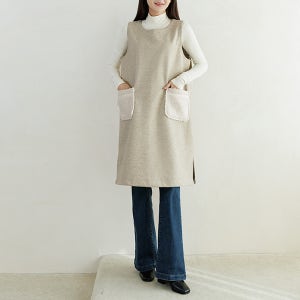 루이안부클포켓롱베스트 VEE6019[차콜,베이지,66,77,88,99]