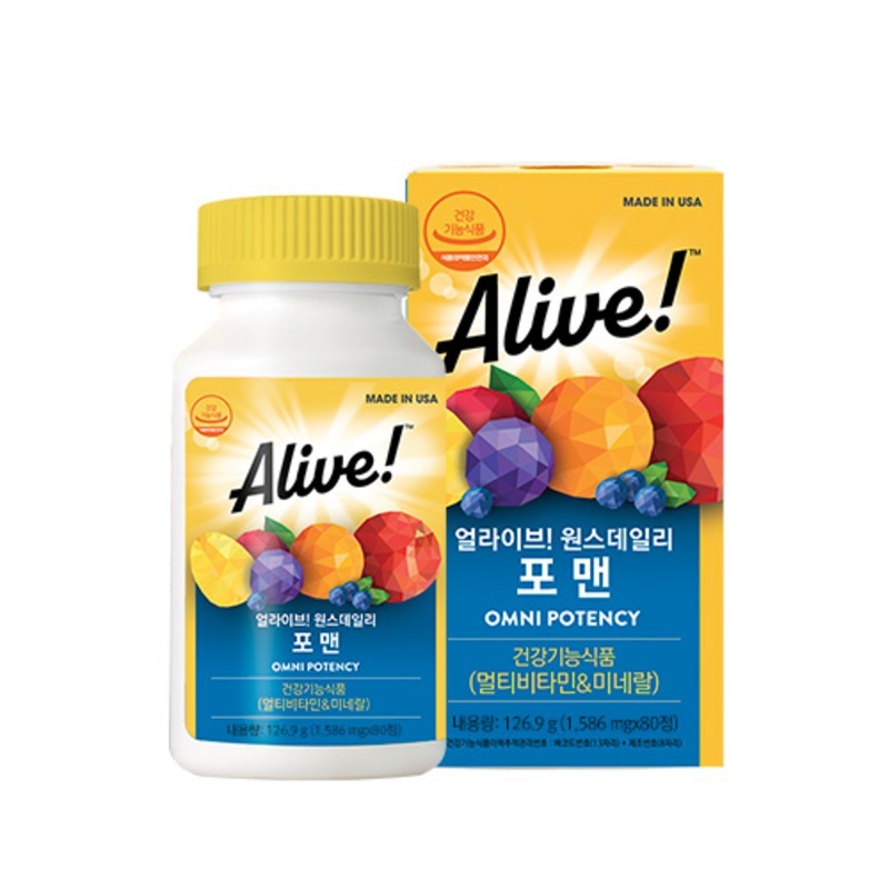 얼라이브! 원스데일리 포 맨 - 80정