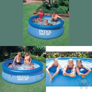 마켓보스 에어 가족 풀장 244X76CM 에어풀장 물놀이장 가정용수영장