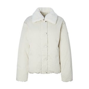 [헤지스] 헤지스 여성 페이크퍼 카라 구스 다운 푸퍼 라이트베이지  (HSJU5D007I1)