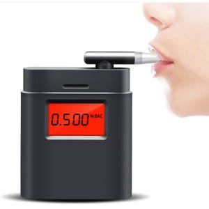 사각 디지털 음주측정기 알콜 운전 단속기 비접촉 알콜 측정기A급 차량 안전용품 선물 판촉 사은품 기념품 판촉물 맞춤제작