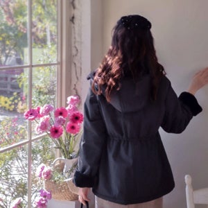 [LABEL] 한파밍크후드 최강 따숨 고퀄리티 안감몽땅 보들퍼 패딩코트 [size:F(55~66)]