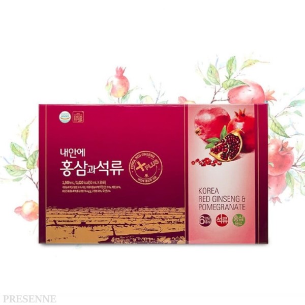 <b>대동고려삼</b> 내안에 홍삼과 석류 30포 6년근 국내산 홍삼 <b>직장인</b> 청소년 수험생