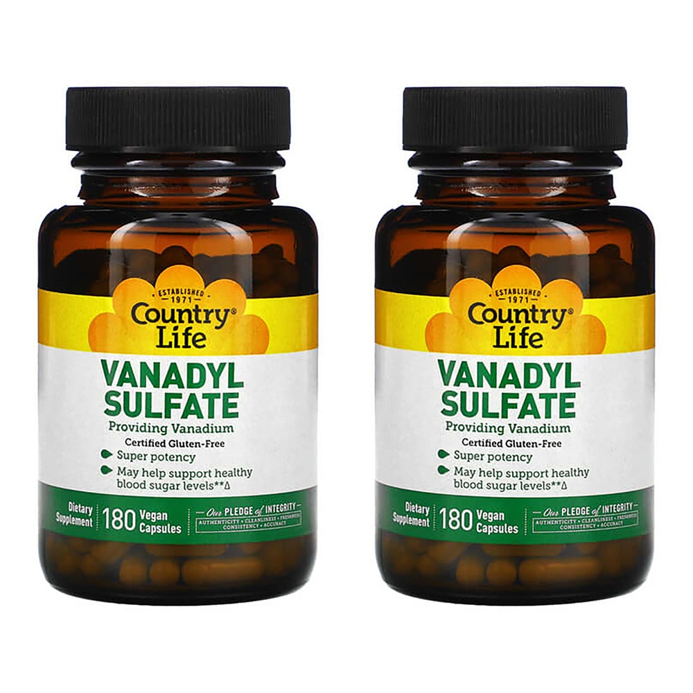 컨트리라이프 <b>바나딜 설페이트</b> 5000mcg 180베지캡슐 x 2개