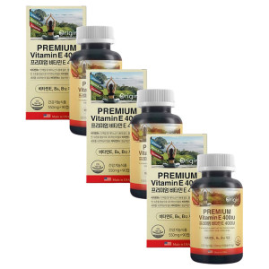 오리진 고함량 비타민E 400IU 3개 바이타민 B6 B12 항산화 영양제 9개월분 캡슐 미국