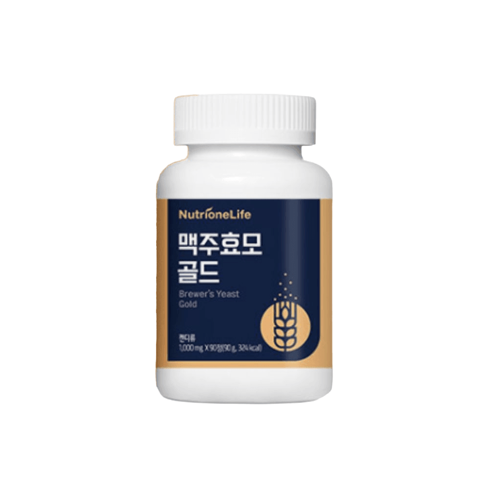 <b>뉴트리원라이프</b> <b>뉴트리원</b> <b>맥주효모</b> 골드 1000mg90정 2개 풍성한활력