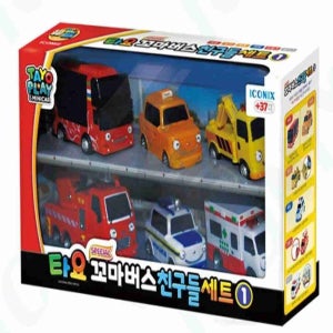아이코닉스 꼬마버스타요 친구들세트1 미니카완구 타요버스장난감 타요장난감