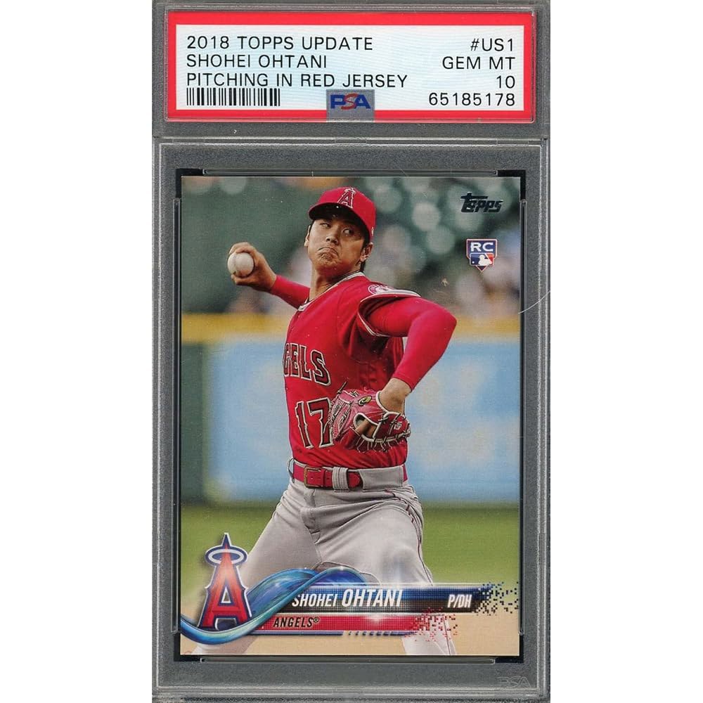 오타니 쇼헤이 루키 카드 2018 탑스 업데이트 US1 등급 PSA 10 Cert 65185178