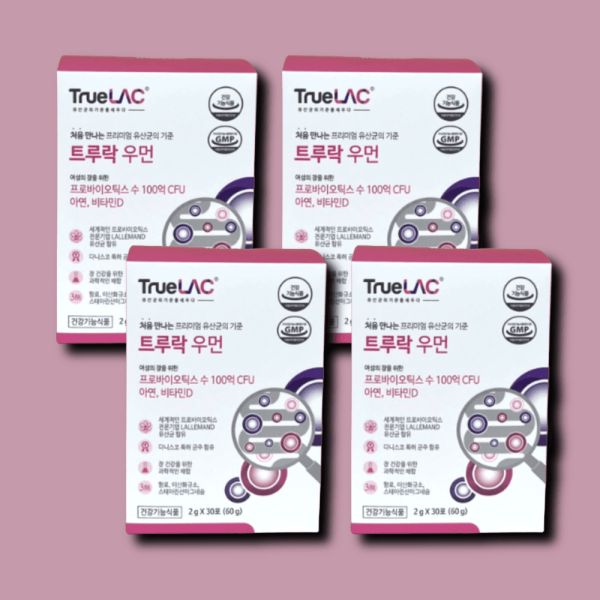 트루락 우먼 프로바이오틱스 <b>질 유산균</b> 30포 4박스 516390