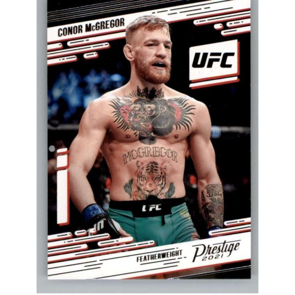 2021 파니니 UFC 프레스티지 73 코너 맥그리거 라이트급 공식 MMA 트레이딩 카드 원시NM 이상 상태 기록