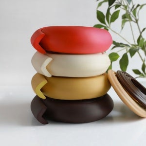 책상 충격방지 모서리코너 안전 쿠션 보호패드 4size