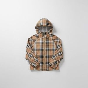 칠드런 중복 8061736 A7028 빈티지 체크 여아 아동 자켓