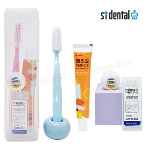 M케이스 왕헤더캡 페리오 st덴탈 치실 치간 칫솔치약 구강용품 여행용세트 판촉물 제작 전문~생활용품~칫솔/덴탈용품