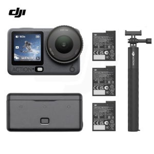 DJI 오즈모 액션6 어드벤처 콤보 (Osmo Action 6),액션캠 올인원 플래그십 카메라