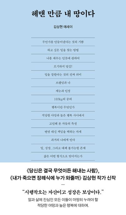 헤맨 만큼 내 땅이다 : 김상현 에세이 표지