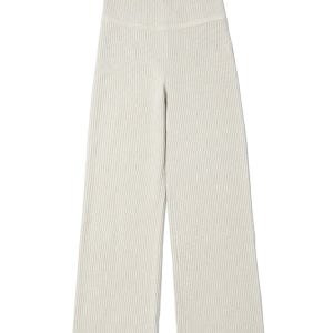 아야 뮤즈 오프 화이트 폴드 오버 심 팬츠 AMPF2548