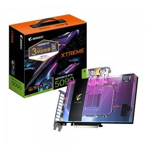 GIGABYTE AORUS 지포스 RTX 5090 XTREME 워터포스 WB D7 32GB 피씨디렉트