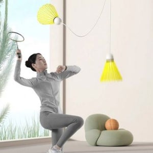 실내 셔틀콕 셀프운동 부메랑 배드민턴 라켓 세트