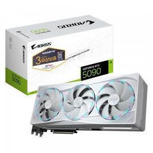 GIGABYTE AORUS 지포스 RTX 5090 STEALTH ICE D7 32GB 피씨디렉트