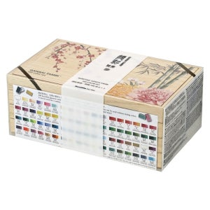 [한정판 ver.4] 지그 쿠레타케 안채탐미 동양화물감 고체물감 100색 세트 - ZIG-MC20/100WD4